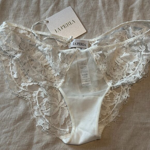 La Perla Womens Low Brief, off-white - Picture 1 of 5